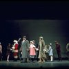 Actors Andrea McArdle as Annie, Sandy Faison as Grace and Reid Shelton as Daddy Warbucks in a scene from the Broadway production of the musical "Annie."