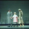 Actors Andrea McArdle as Annie, Sandy Faison as Grace and Reid Shelton as Daddy Warbucks in a scene from the Broadway production of the musical "Annie."