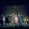 Actors Andrea McArdle as Annie, Sandy Faison as Grace and Reid Shelton as Daddy Warbucks in a scene from the Broadway production of the musical "Annie."