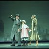 Actors Andrea McArdle as Annie, Sandy Faison as Grace and Reid Shelton as Daddy Warbucks in a scene from the Broadway production of the musical "Annie."