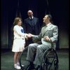 Andrea McArdle as Annie, Reid Shelton as Daddy Warbucks and Raymond Thorne as FDR in a scene from the Broadway production of the musical "Annie."