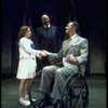 Andrea McArdle as Annie, Reid Shelton as Daddy Warbucks and Raymond Thorne as FDR in a scene from the Broadway production of the musical "Annie."