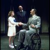 Andrea McArdle as Annie, Reid Shelton as Daddy Warbucks and Raymond Thorne as FDR in a scene from the Broadway production of the musical "Annie."