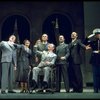 Actor Raymond Thorne as FDR (C) in a scene from the Broadway production of the musical "Annie."