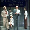 Actors Reid Shelton as Daddy Warbucks (2L) and Andrea McArdle as Annie (3L) in a scene from the Broadway production of the musical "Annie."
