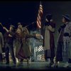 Hooverville-ites in a scene from the Broadway production of the musical "Annie."