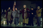 Hooverville-ites in a scene from the Broadway production of the musical "Annie."