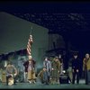Hooverville-ites in a scene from the Broadway production of the musical "Annie."