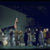 Hooverville-ites in a scene from the Broadway production of the musical "Annie."