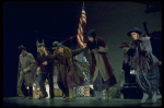 Hooverville-ites in a scene from the Broadway production of the musical "Annie."