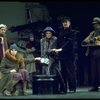 Hooverville-ites in a scene from the Broadway production of the musical "Annie."