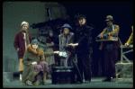 Hooverville-ites in a scene from the Broadway production of the musical "Annie."