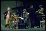 Hooverville-ites in a scene from the Broadway production of the musical "Annie."