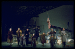 Hooverville-ites in a scene from the Broadway production of the musical "Annie."