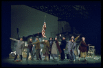 Hooverville-ites in a scene from the Broadway production of the musical "Annie."