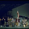 Hooverville-ites in a scene from the Broadway production of the musical "Annie."