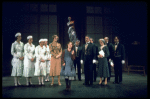 Actresses Sandy Faison as Grace (5L) and Andrea McArdle as Annie (C) in a scene from the Broadway production of the musical "Annie."