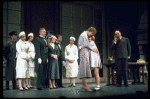 3R-R) Actors Sandy Faison as Grace, Andrea McArdle as Annie and Reid Shelton as Daddy Warbucks in a scene from the Broadway production of the musical "Annie."
