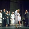 3R-R) Actors Sandy Faison as Grace, Andrea McArdle as Annie and Reid Shelton as Daddy Warbucks in a scene from the Broadway production of the musical "Annie."