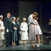 3R-R) Actors Sandy Faison as Grace, Andrea McArdle as Annie and Reid Shelton as Daddy Warbucks in a scene from the Broadway production of the musical "Annie."