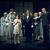 Sandy Faison as Grace (2L), Andrea McArdle as Annie (4L) and Reid Shelton as Daddy Warbucks (R) in a scene from the Broadway production of the musical "Annie."