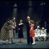 Sandy Faison as Grace, Andrea McArdle as Annie and Reid Shelton as Daddy Warbucks (C) in a scene from the Broadway production of the musical "Annie."