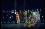 Entire cast of the Broadway production of the musical "Annie."