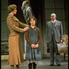 Actors Andrea McArdle as Annie and Reid Shelton as Daddy Warbucks and Sandy Faison as Grace in a scene from the Broadway production of the musical "Annie."