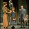 Actors Andrea McArdle as Annie and Reid Shelton as Daddy Warbucks and Sandy Faison as Grace in a scene from the Broadway production of the musical "Annie."