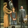Actors Andrea McArdle as Annie and Reid Shelton as Daddy Warbucks and Sandy Faison as Grace in a scene from the Broadway production of the musical "Annie."