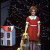 Actress Shelley Bruce as Annie w. Sandy in a scene from the Broadway production of the musical "Annie."