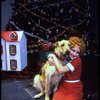 Actress Shelley Bruce as Annie w. Sandy in a scene from the Broadway production of the musical "Annie."