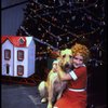 Actress Shelley Bruce as Annie w. Sandy in a scene from the Broadway production of the musical "Annie."