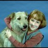 Actress Shelley Bruce as Annie w. Sandy in a scene from the Broadway production of the musical "Annie."