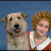 Actress Shelley Bruce as Annie w. Sandy in a scene from the Broadway production of the musical "Annie."