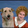 Actress Shelley Bruce as Annie w. Sandy in a scene from the Broadway production of the musical "Annie."