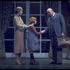 Shelley Bruce as Annie, Reid Shelton as Daddy Warbucks and Sandy Faison as Grace in a scene from the Broadway production of the musical "Annie."