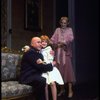 Shelley Bruce as Annie, Reid Shelton as Daddy Warbucks and Sandy Faison as Grace in a scene from the Broadway production of the musical "Annie."