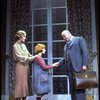 Shelley Bruce as Annie, Reid Shelton as Daddy Warbucks and Sandy Faison as Grace in a scene from the Broadway production of the musical "Annie."