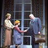 Shelley Bruce as Annie, Reid Shelton as Daddy Warbucks and Sandy Faison as Grace in a scene from the Broadway production of the musical "Annie."