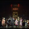 Shelley Bruce as Annie, Reid Shelton as Daddy Warbucks and Sandy Faison as Grace in a scene from the Broadway production of the musical "Annie."