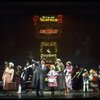 Shelley Bruce as Annie, Reid Shelton as Daddy Warbucks and Sandy Faison as Grace in a scene from the Broadway production of the musical "Annie."