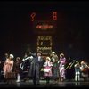 Shelley Bruce as Annie, Reid Shelton as Daddy Warbucks and Sandy Faison as Grace in a scene from the Broadway production of the musical "Annie."