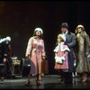 Shelley Bruce as Annie, Reid Shelton as Daddy Warbucks and Sandy Faison as Grace in a scene from the Broadway production of the musical "Annie."
