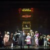 Shelley Bruce as Annie, Reid Shelton as Daddy Warbucks and Sandy Faison as Grace in a scene from the Broadway production of the musical "Annie."