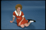 Actress Shelley Bruce as Annie in a scene from the Broadway production of the musical "Annie."