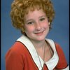 Actress Shelley Bruce as Annie in a scene from the Broadway production of the musical "Annie."