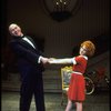Actors Shelley Bruce as Annie and Reid Shelton as Daddy Warbucks in a scene from the Broadway production of the musical "Annie."