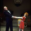 Actors Shelley Bruce as Annie and Reid Shelton as Daddy Warbucks in a scene from the Broadway production of the musical "Annie."