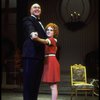 Actors Shelley Bruce as Annie and Reid Shelton as Daddy Warbucks in a scene from the Broadway production of the musical "Annie."